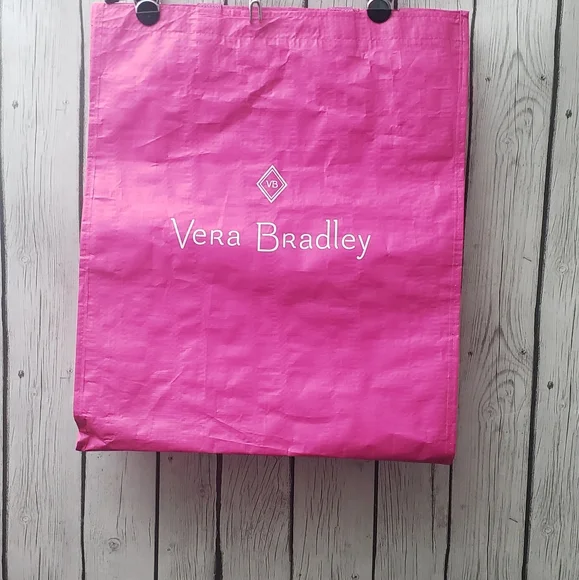 Vera Bradley Bags Vera Bradley Hot Pink Large X 16 Reusable